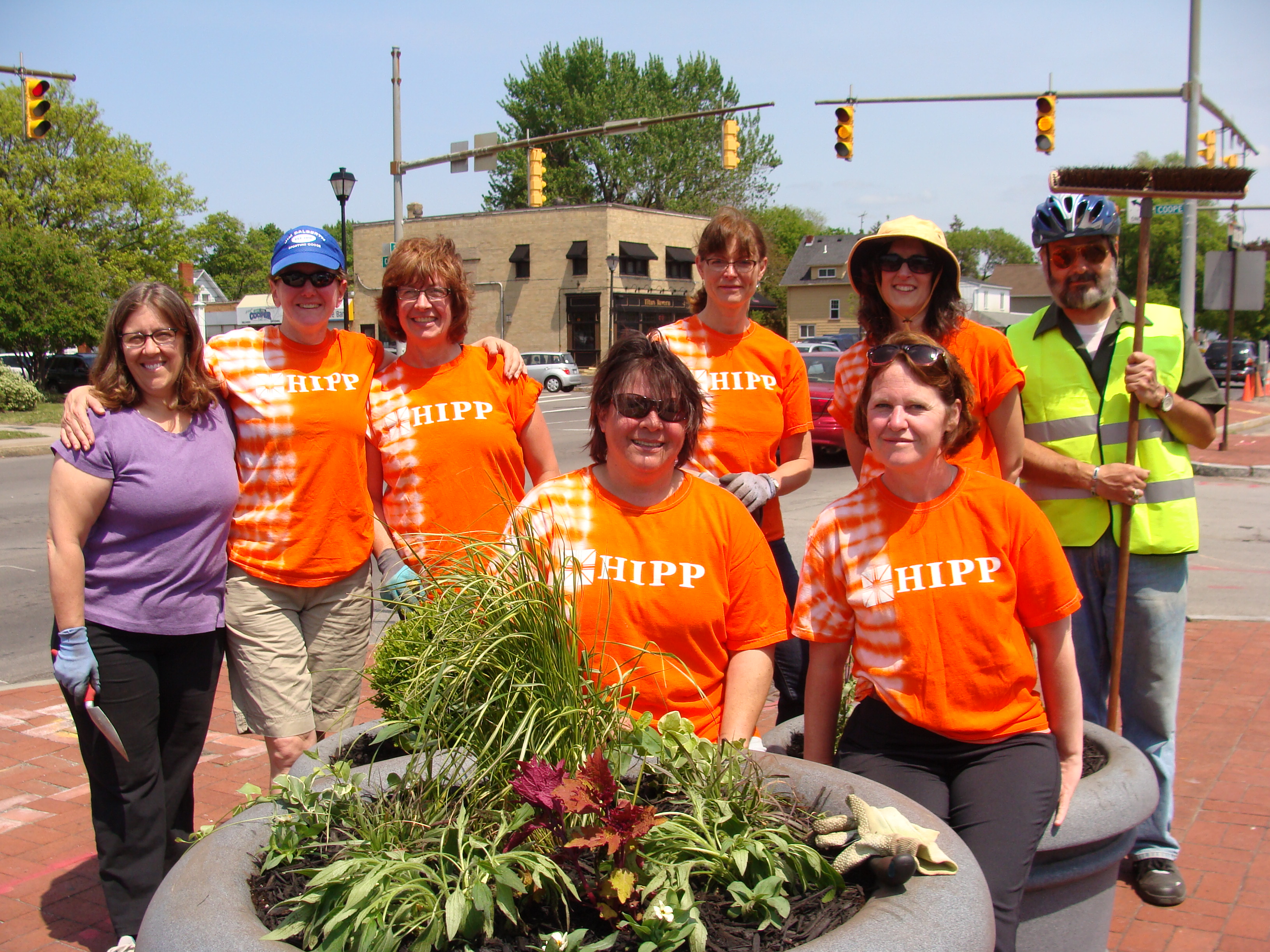 For 25 years, HIPP has provided and maintained the flowers on Titus Avenue.